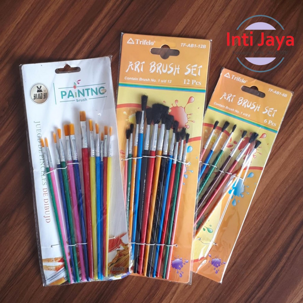 

Kuas Lukis Set/ Kuas Cat Air/ Cat Minyak