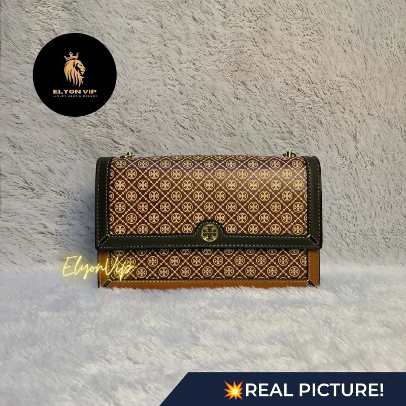 TB SHOULDER BAG MONOGRAM PRINTED