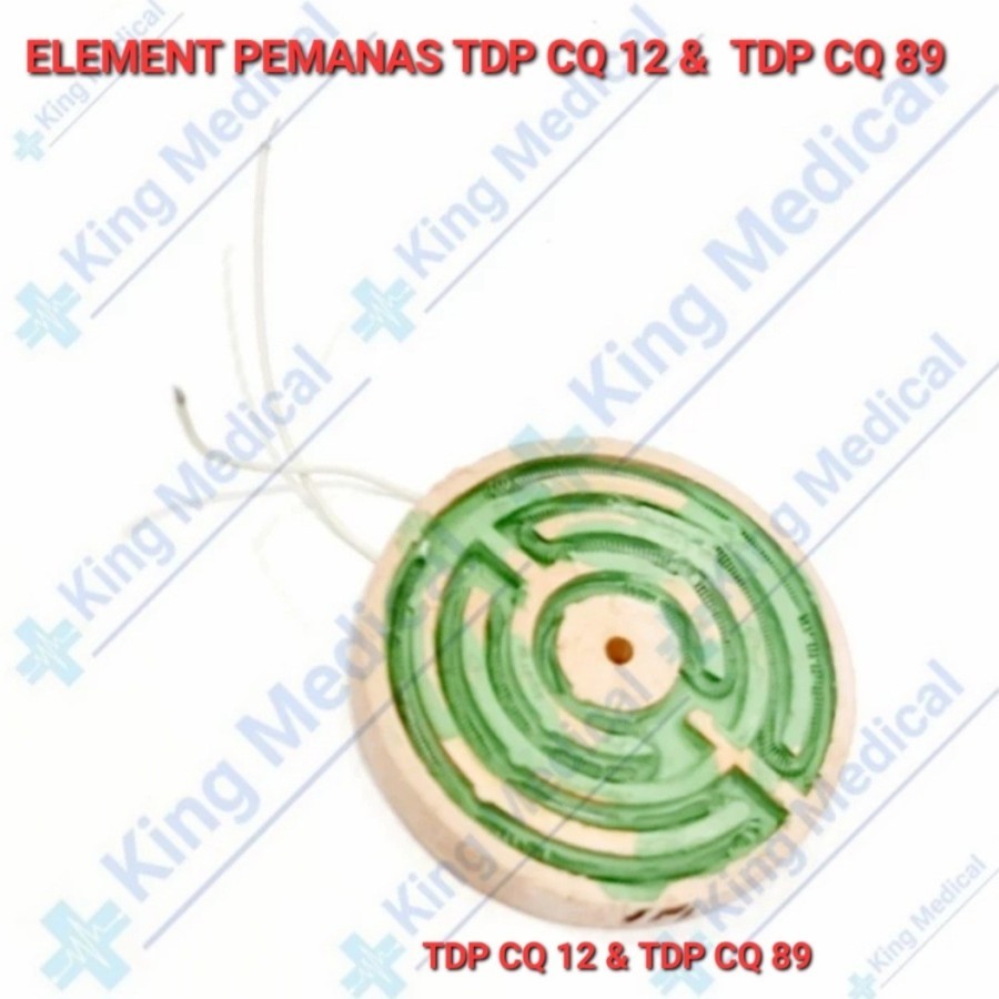 Element Heater Lampu TDP/Piringan Mineral TDP CQ 12 / TDP CQ 89