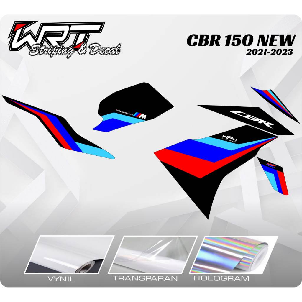 Striping CBR 2021-Stiker Decal New CBR K45R 2021 BMW