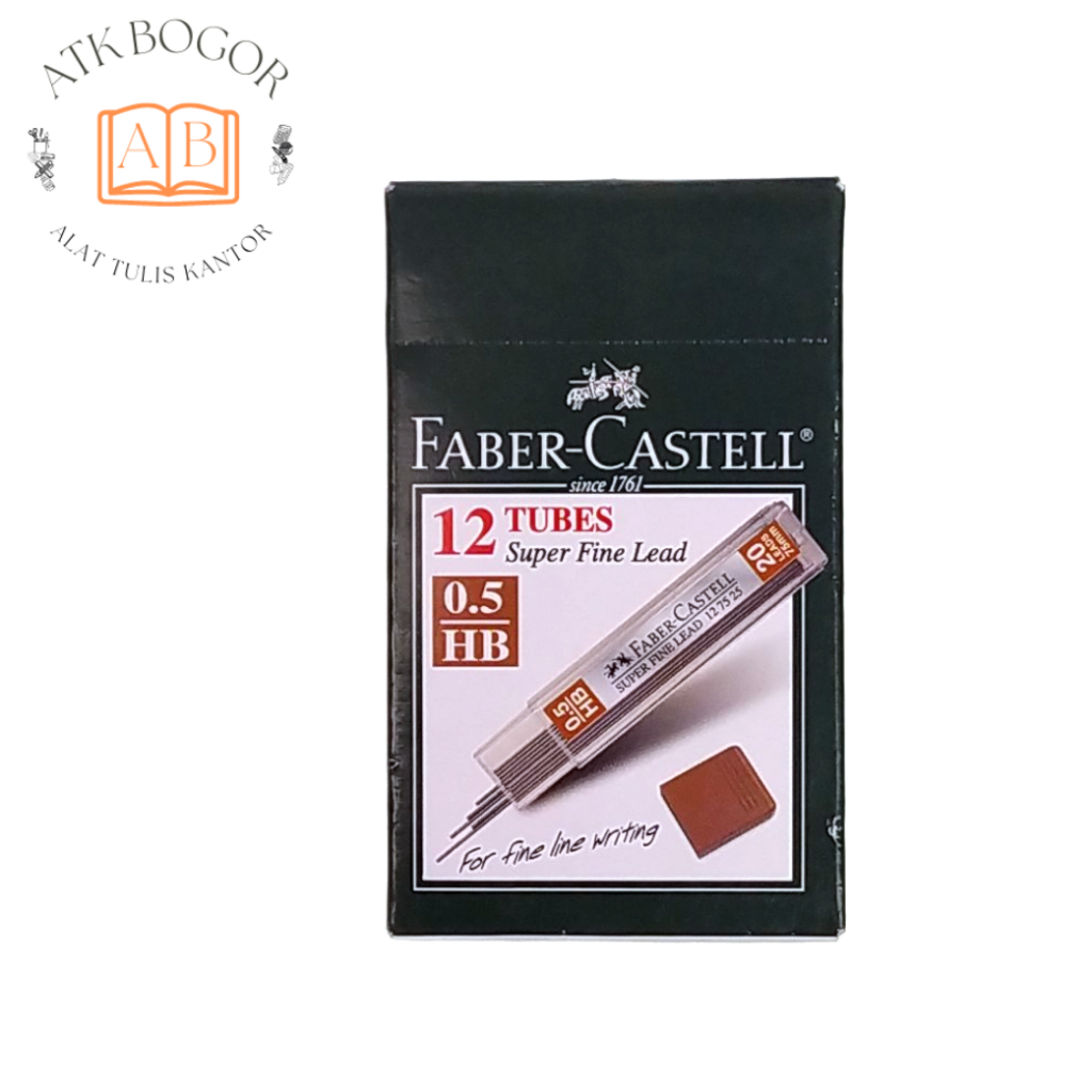 

Faber Castell Isi Pensil Mekanik Lead Superfine 0.5 / 0.7 - HB / 2B - Isi 1 Lusin