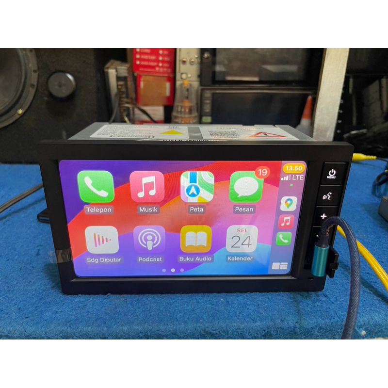 Head unit Standar Honda Brio RS applecarplay android auto