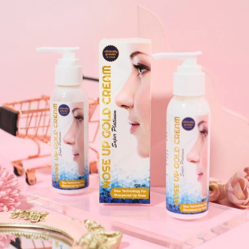 NOSE UP AJAIB GOLD CREAM PEMANCUNG HIDUNG PERMANEN ORIGINAL%