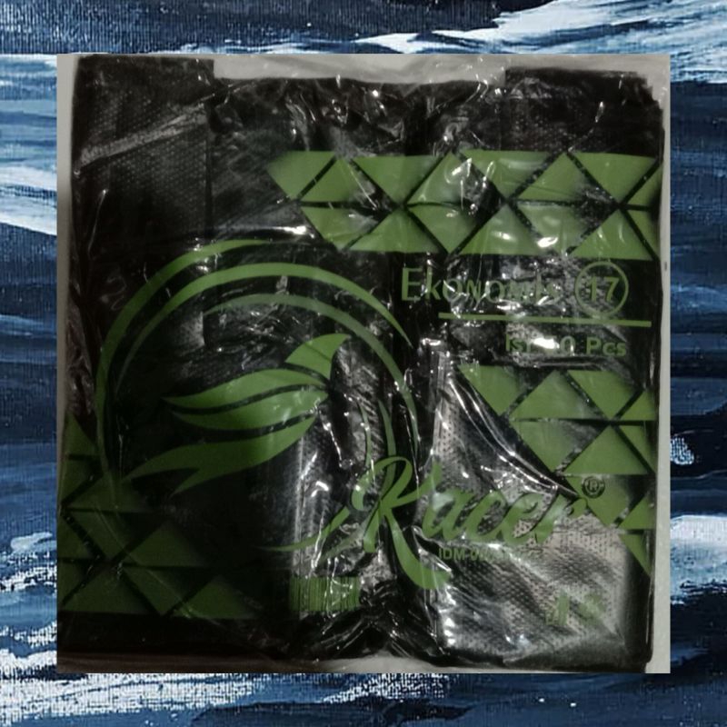 hd kantong plastik Kacer ekonomis 17 hitam