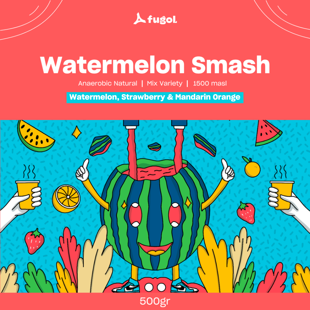 

Kopi Arabika Jawa Barat WATERMELON SMASH (1 KG) Single Origin Specialty Coffee Arabica Beans