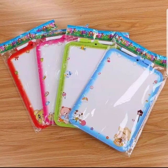 

Papan Tulis Mini White Board + Spidol Bisa Hapus Untuk Mainan Edukasi Anak Sekolah