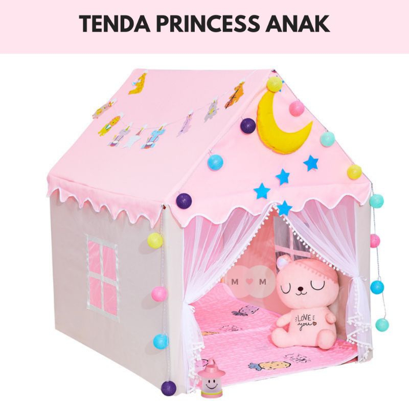 Mainan Tenda Princess Anak Model Rumah / Tenda Castle/ New Tenda Princess Jumbo / Mainan Tenda Anak 