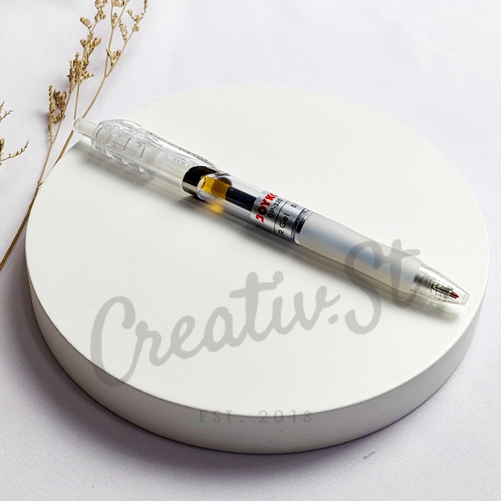 

JOYKO Gel Pen Retractable Bolpen Pena Tinta Gel Hitam Gp-320 R 0.5 Mm