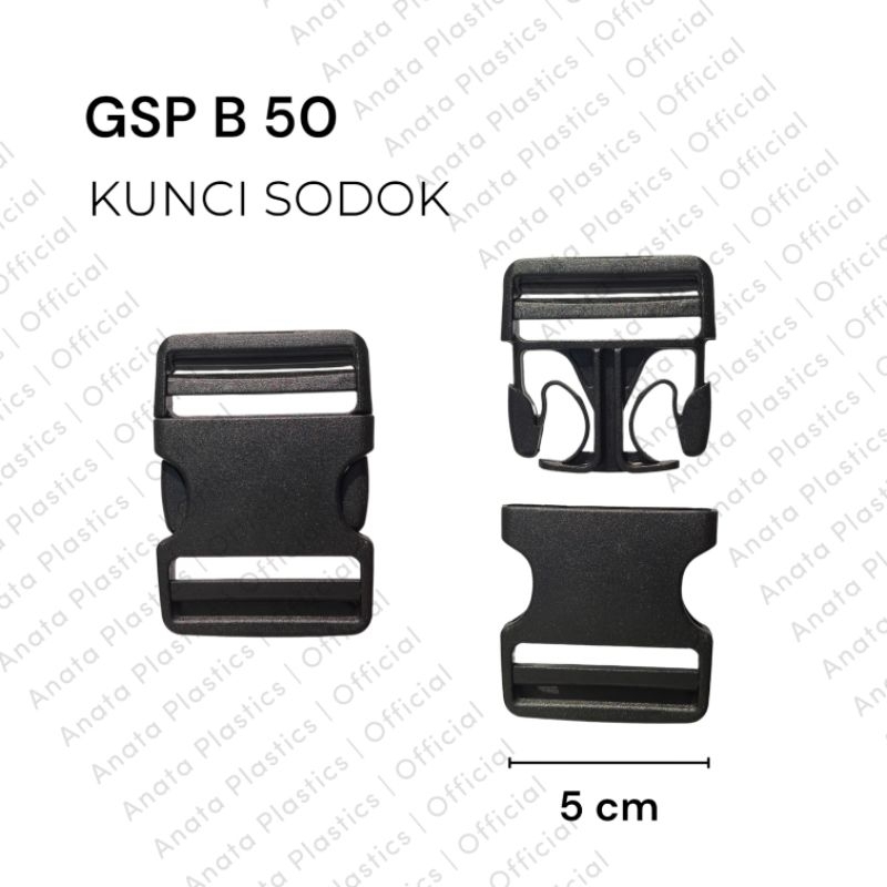 Kunci sodok tas 5 cm / Gesper tas plastik / Variasi tas / Acc / GSP B