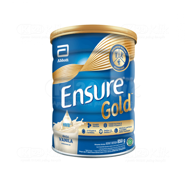 

ENSURE GOLD RASA VANILA / COKLAT 850GR / 380GR Nutrisi Dewasa Rendah Laktosa