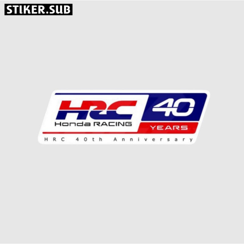 

Stiker sticker HRC ANNIVERSARY 40th