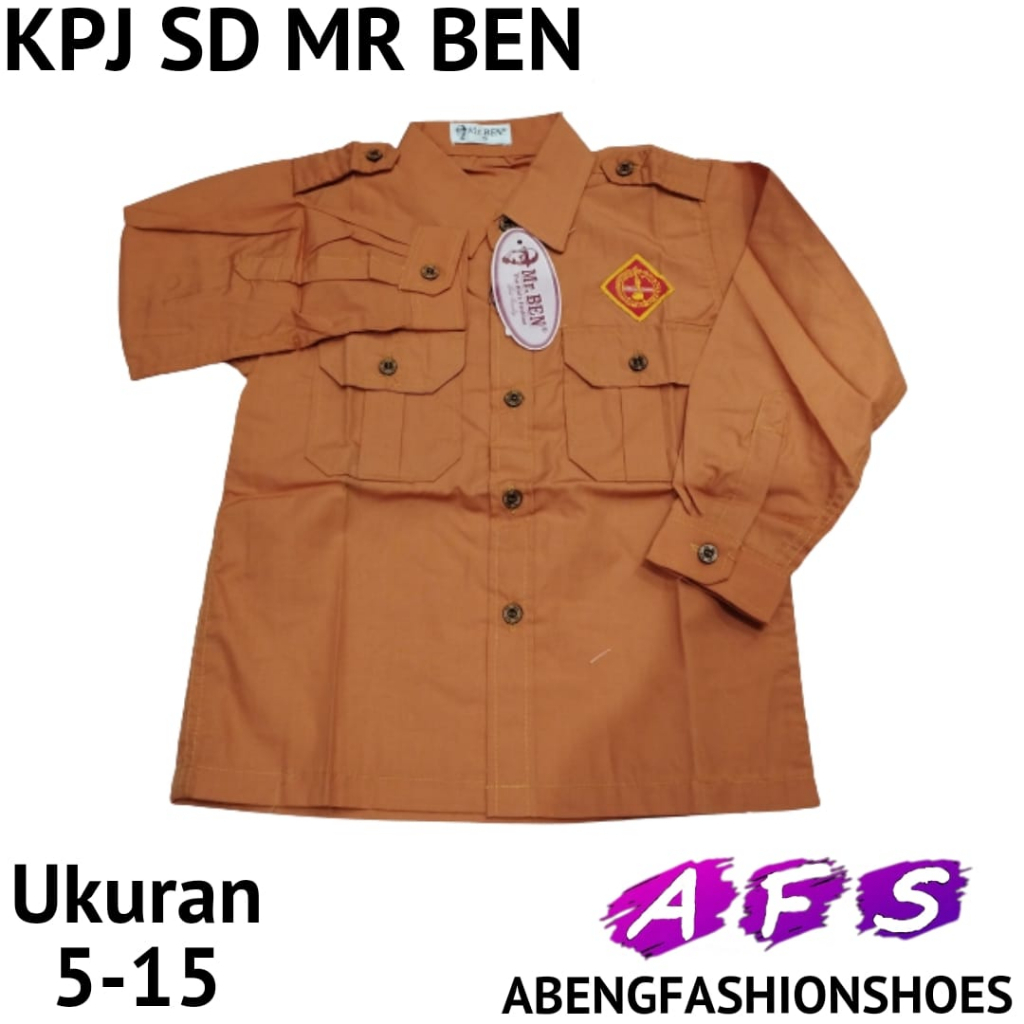 Baju pramuka SD lengan panjang