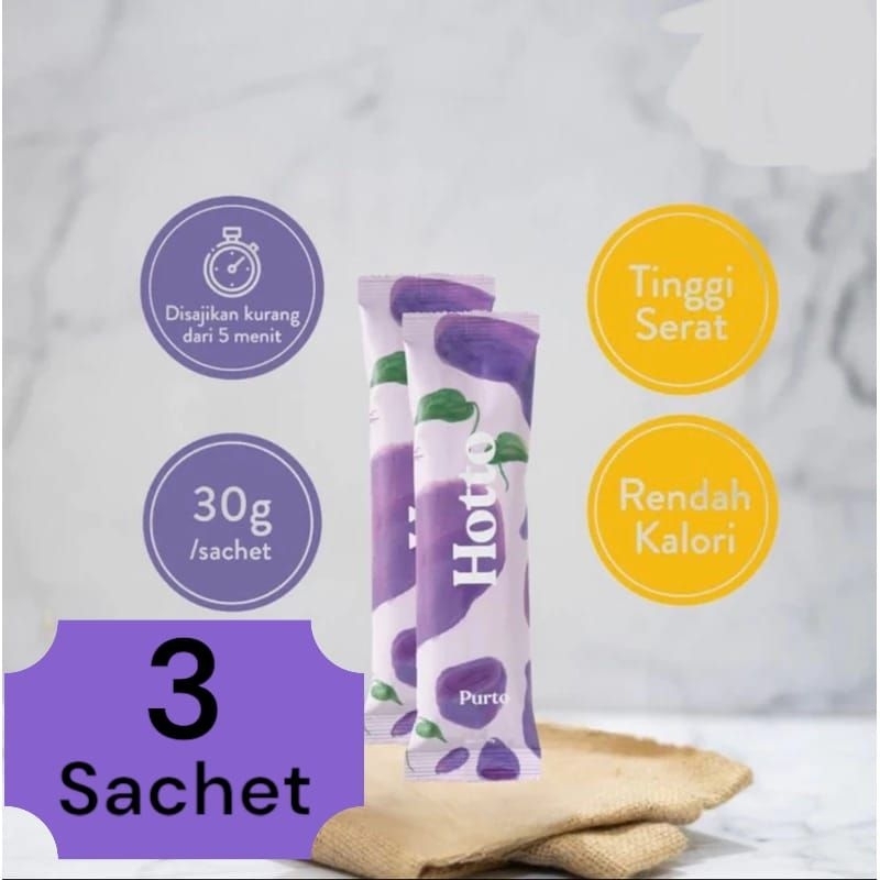 

Hotto Purto Multigrain with Purple Potato - 3 Sachet