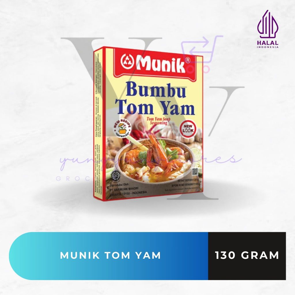 

Munik Bumbu Tom Yam Soup Seasoning 130 gram