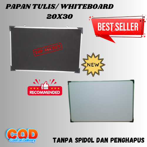 

20X30 PAPAN TULIS TANPA SPIDOL & PENGHAPUS MURAH!!