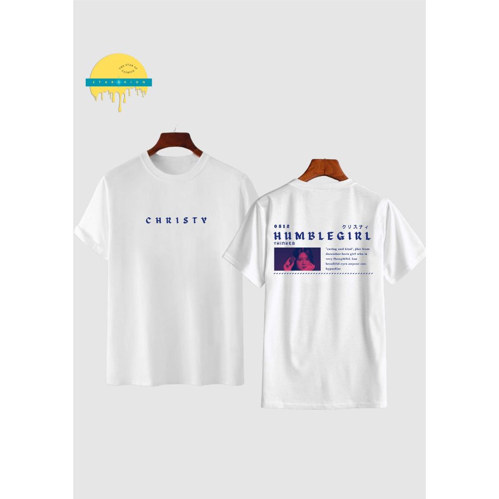 T-SHIRT CHRISTY JKT48 || BAJU CHRISTY JKT48 || KAOS SABLON CUSTOM