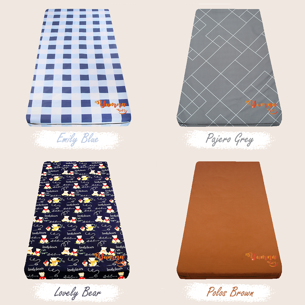 Sarung Kasur Busa Resleting 90x200x20 Sprei Resleting 90x200