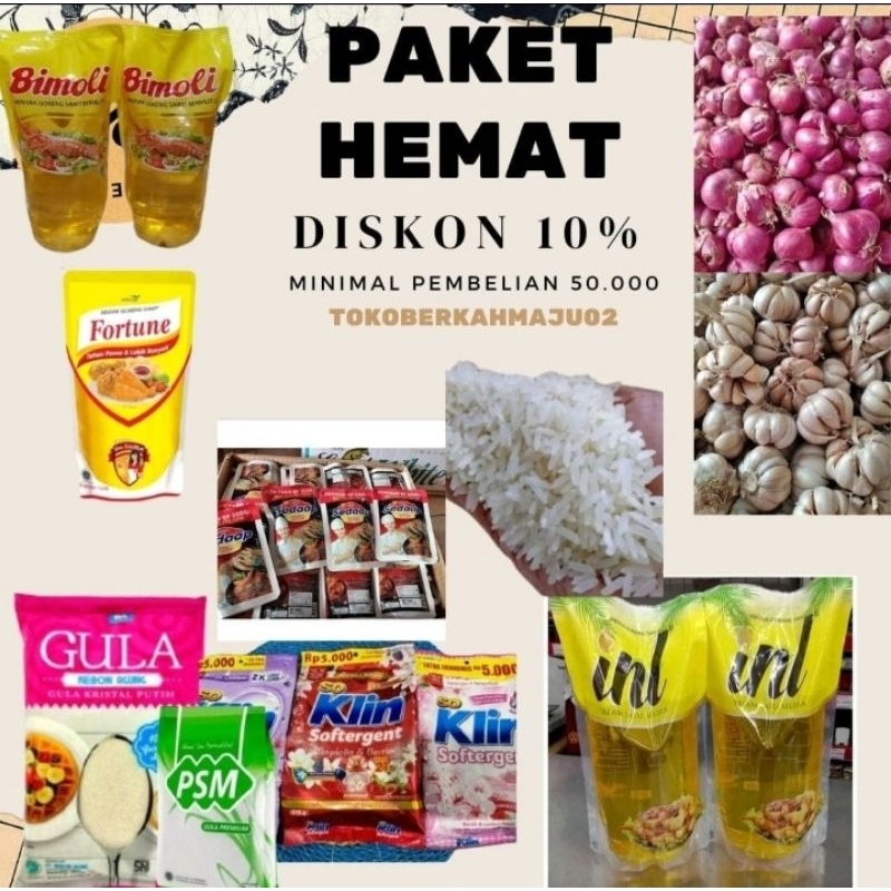 

[TEBUS MURAH] PAKET SEMBAKO MURAH MERIAH JATIM