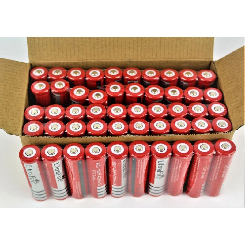 Baterai Lithium 3.7V 18650 Recharge Cas Power Bank