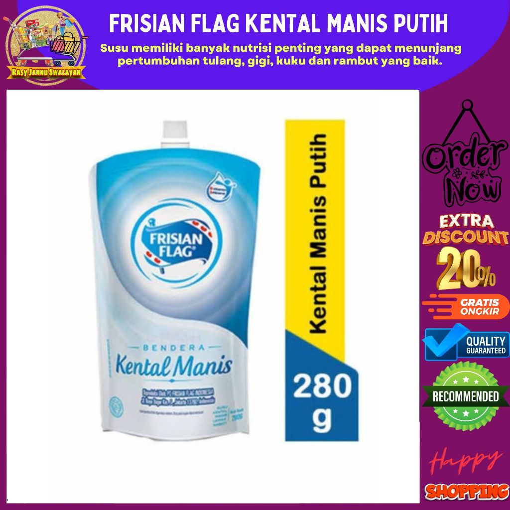 

FRISIAN FLAG KENTAL MANIS POUCH 280GR