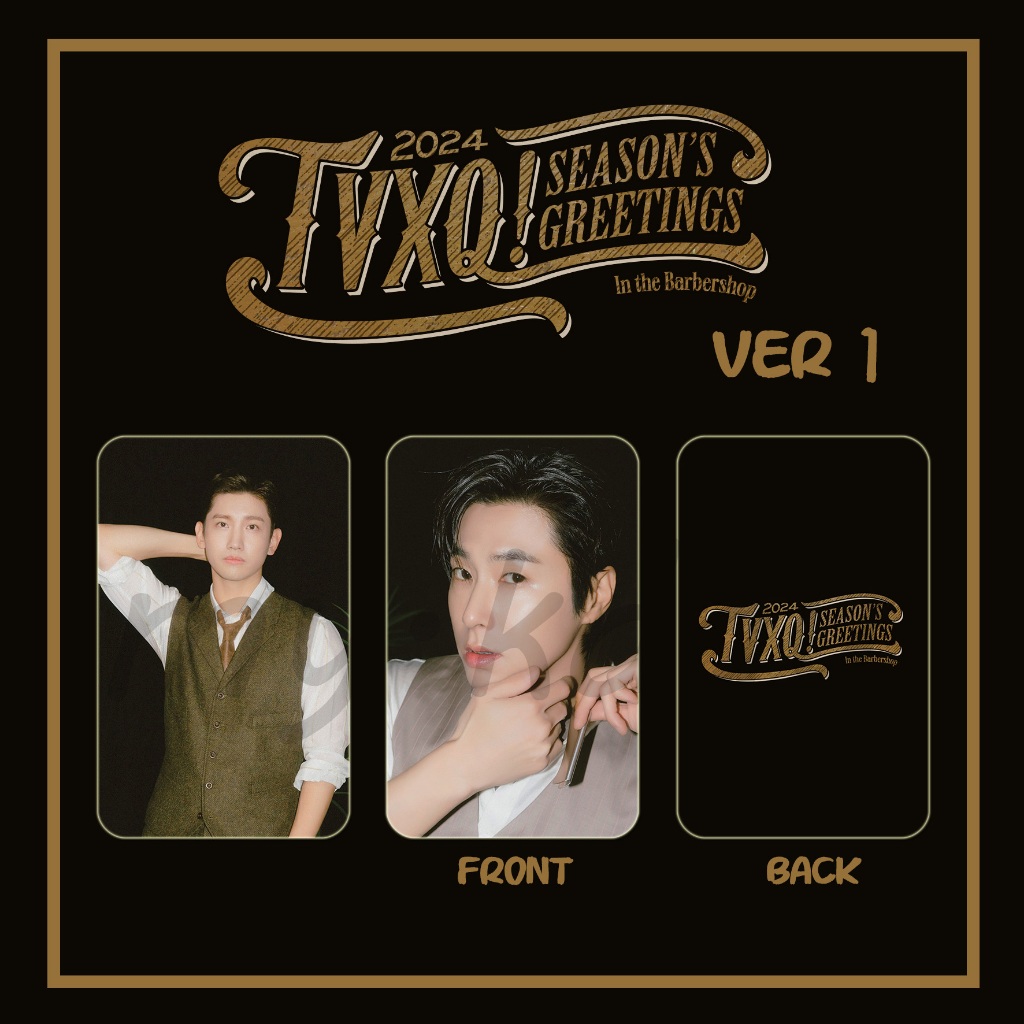 PC-1435, Unofficial Photocard TVXQ 2024 Season's Greetings 2 sisi