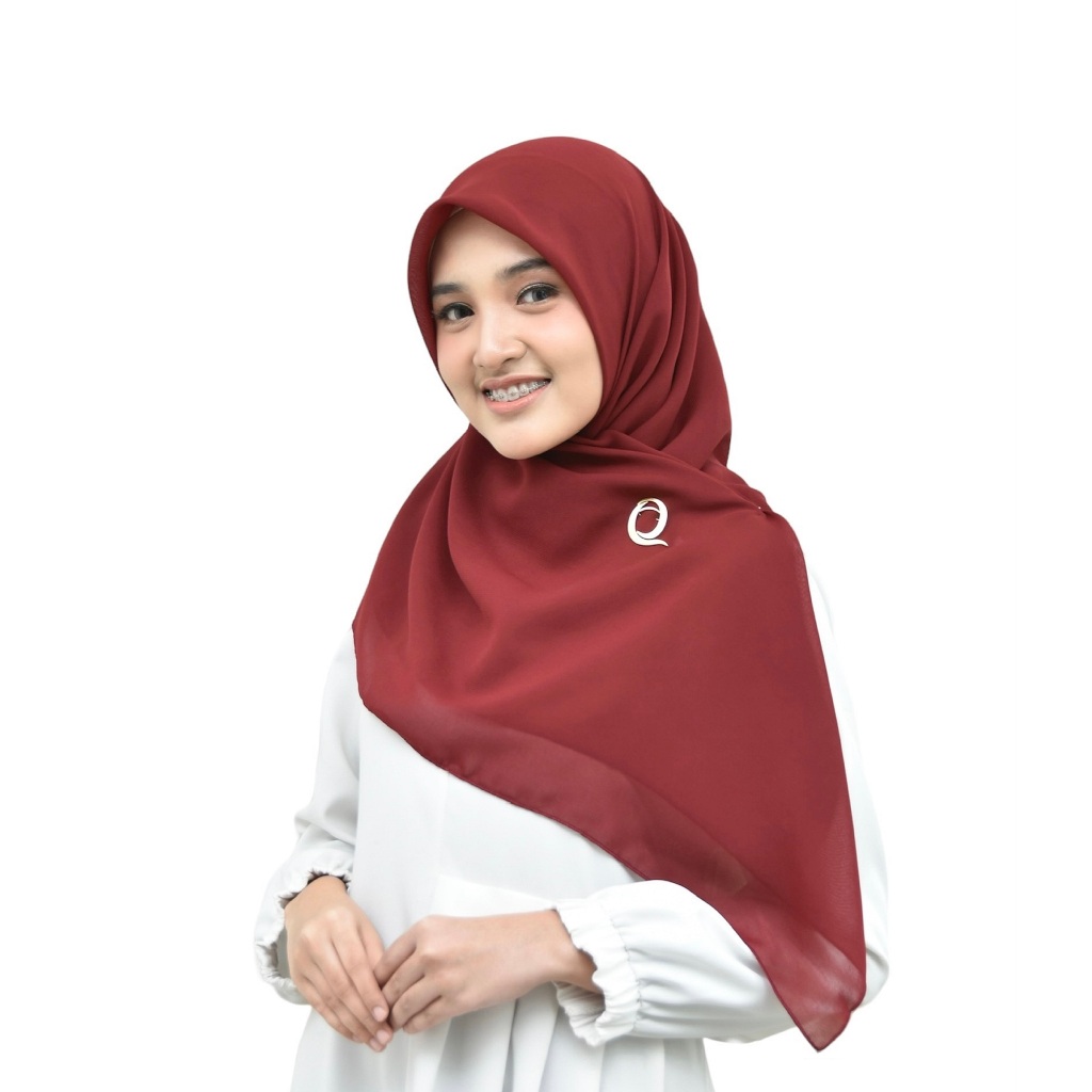 KERUDUNG HIJAB SEGI EMPAT / SEGIEMPAT TERLARIS ELZAHRA BUKAN BELLA SQUARE / PARIS PREMIUM PART 1