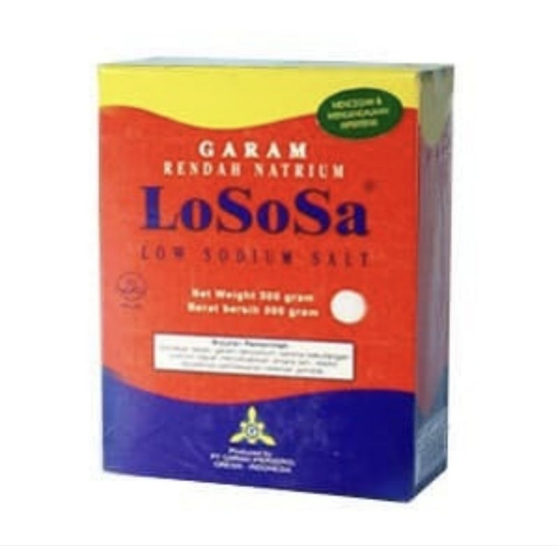 

Garam diet sehat Low Natriaum Sodium Lasosa 500 gram