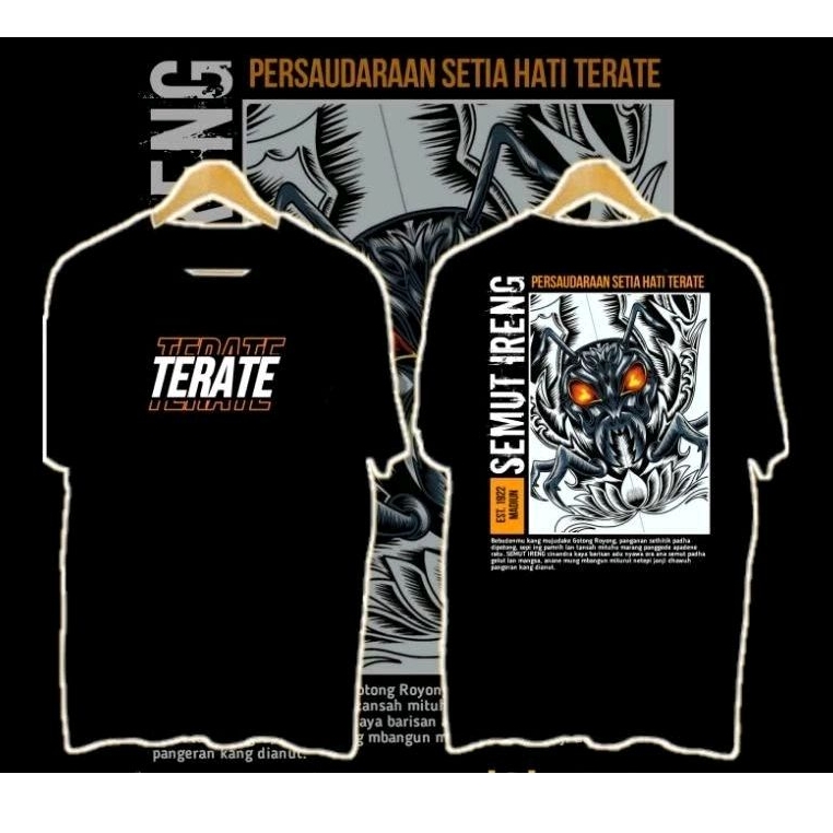 kaos PSHT semut hitam kaos psht semut ireng kaos PSHT simpel
