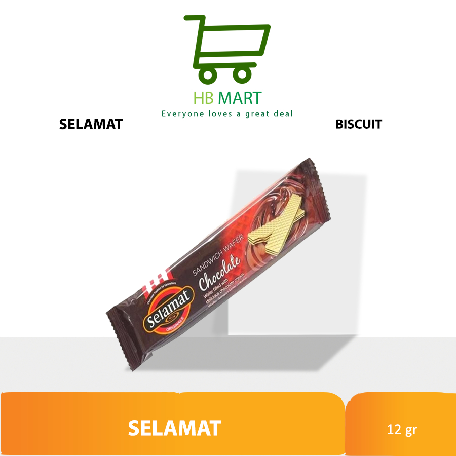 

SELAMAT WAFER COKLAT 12 GR