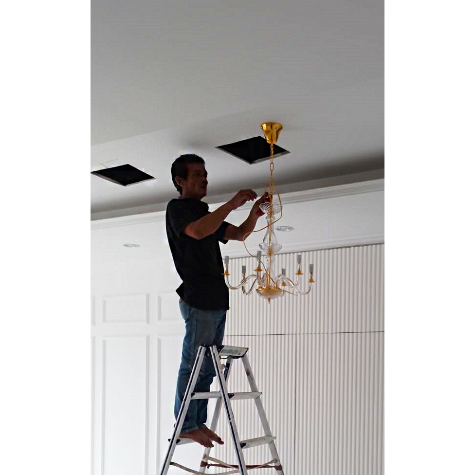 Jasa pasang lampu gantung