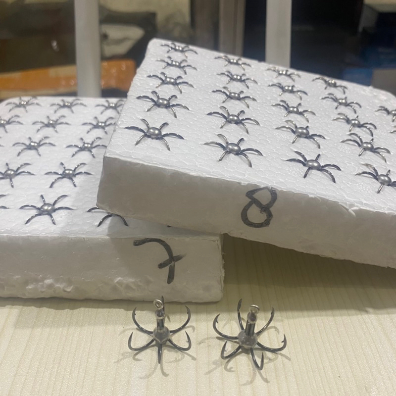 Kail Garong no.7&8 Baronang Anti Mocel tersedia enam kail Tajam dan Kuat