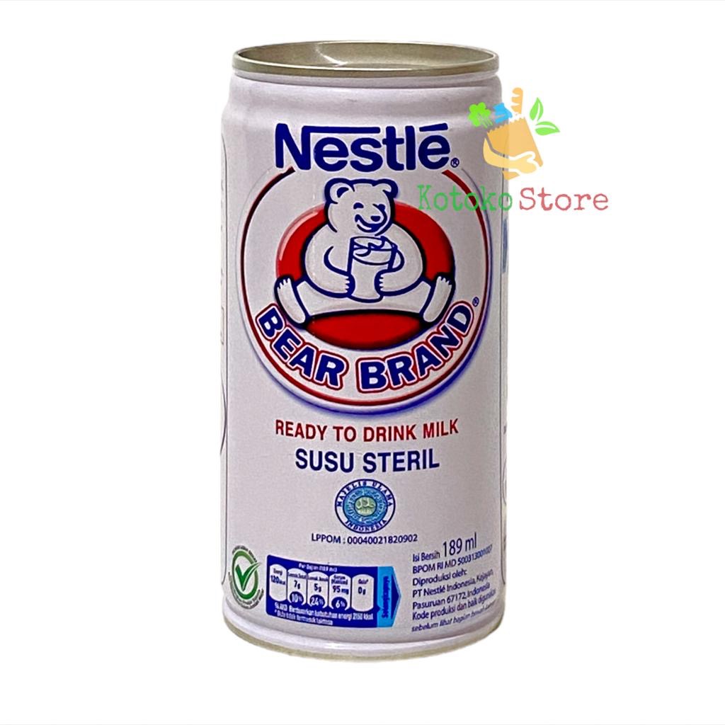 

Bear Brand Susu Beruang Kaleng / Susu Beruang Bear Brand Susu Steril 189ml