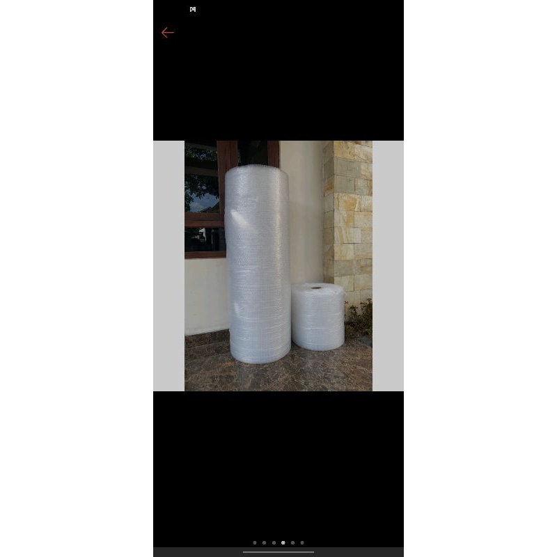 

peking tambahan platik buble tebal /1meter
