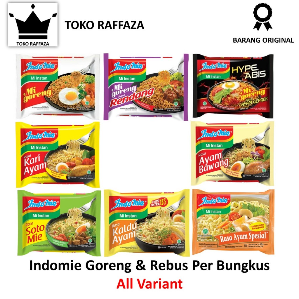

Indomie Goreng Rebus All Varian