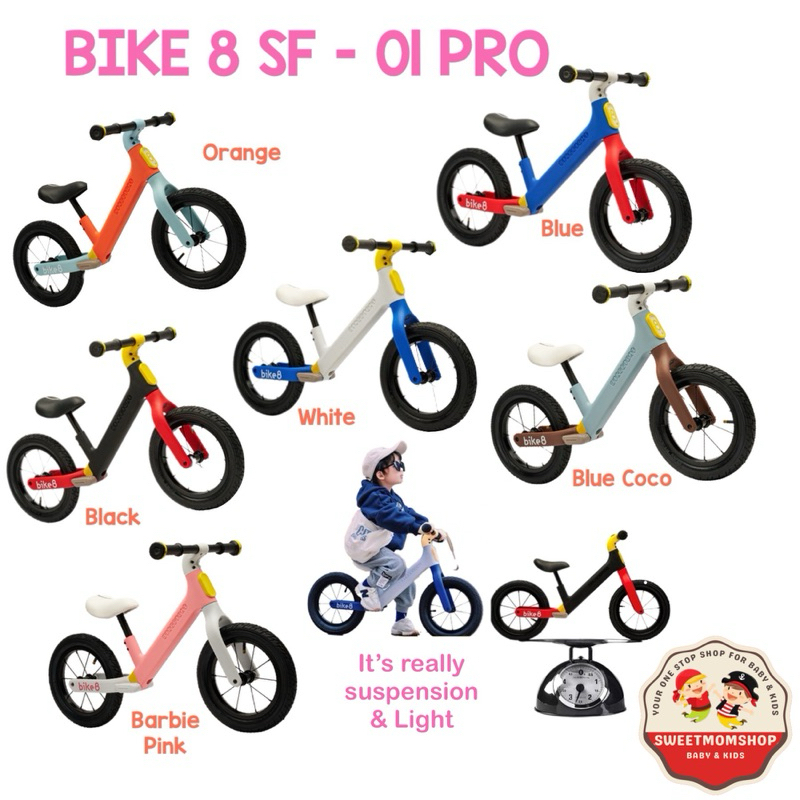 BIKE8 SF-1 PRO Balance Bike / Push Bike - Sepeda Anak