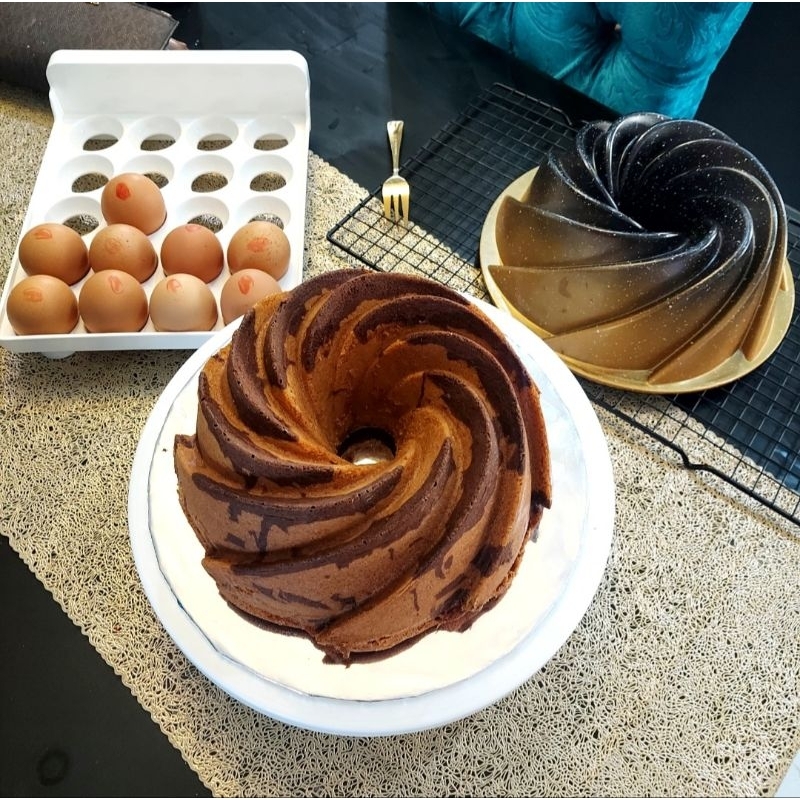 

Butter Marble Cake / Bolu Marmer Premium Size 24cm