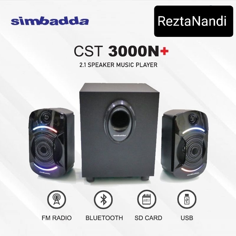 Speaker Bluetooth SIMBADDA CST3000N+ Speaker Simbada CST 3000 N+ Radio USB AUX 3000N+