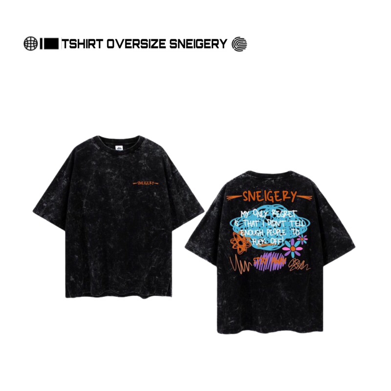 SNEIGERY - KAOS OVERSIZE WASHED PREMIUM