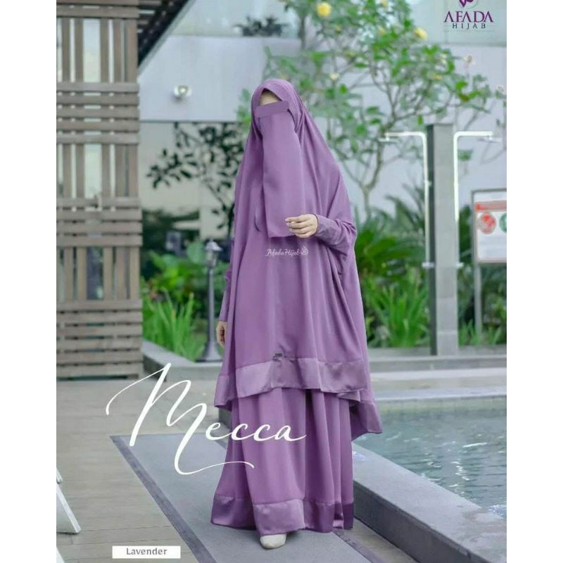[READY] MECCA SET HAND KHIMAR & ROK BY AFADA HIJAB | KHIMAR PED ANTEM | FREE CADAR TALI | BABY YORIS