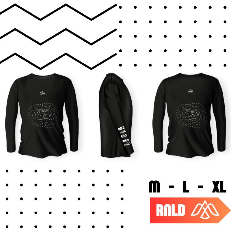 kaos distro sport pria lengan panjang murah