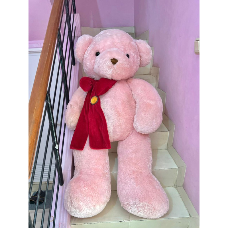 Boneka jumbo teddy bear istana boneka ukuran 2 meter | teddy bear 2m manusia super besar | boneka te
