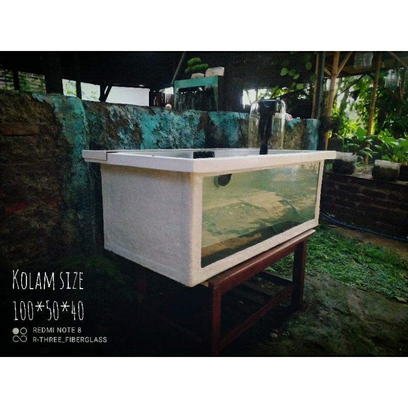 kolam fiber kaca 100*50*40