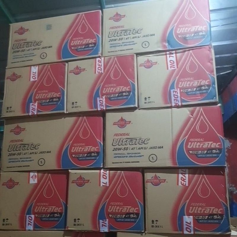 OLI FEDERAL ULTRATEC 1 LITER 1LITER (1Dus Isi 24 Botol)