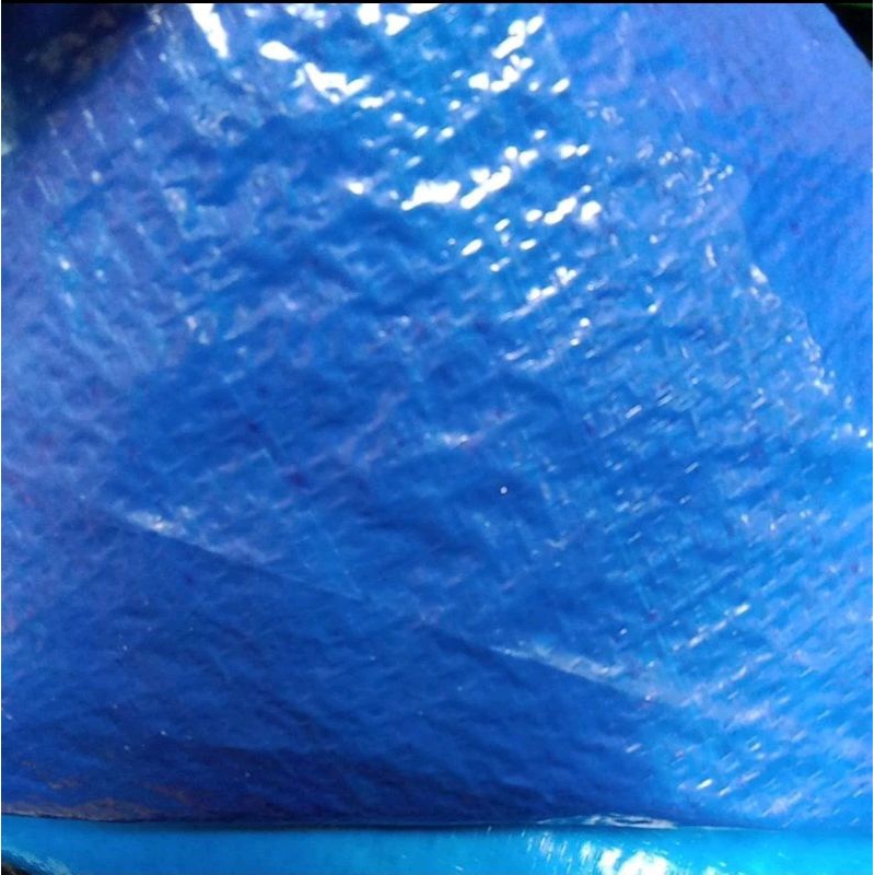 Terpal tenda warna biru ukuran 8x10 tipe A2