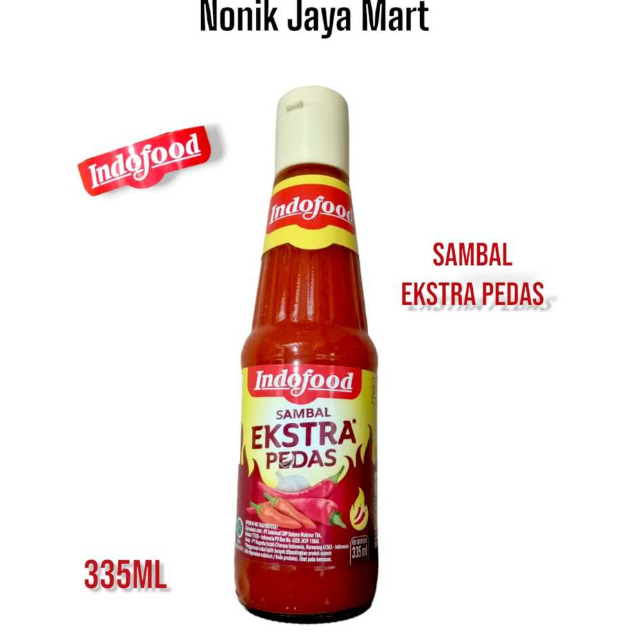 

Indofood Saos Sambal Ekstra Pedas 335ml