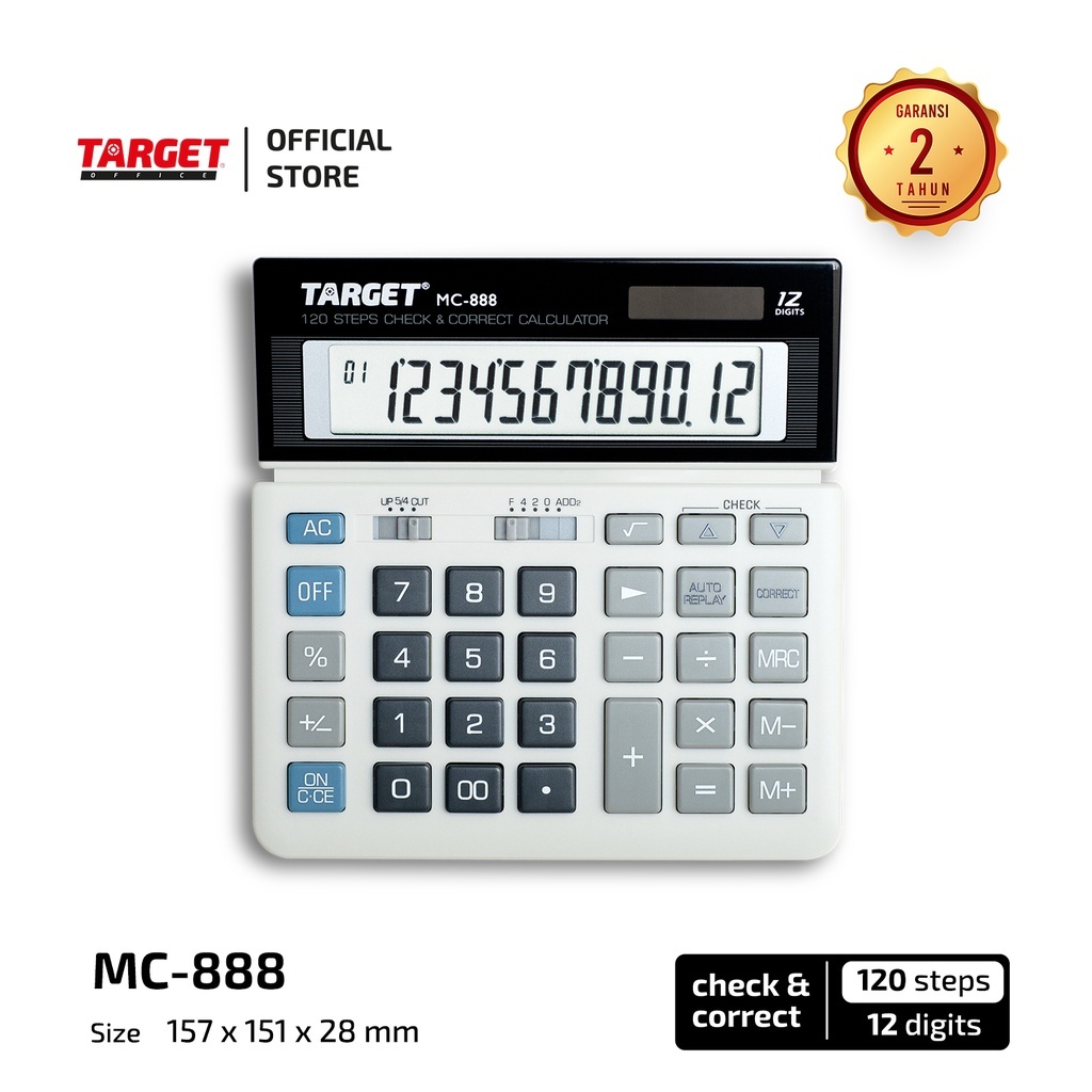 Anekasalim - Kalkulator / Calculator Target MC-888 12 Digits