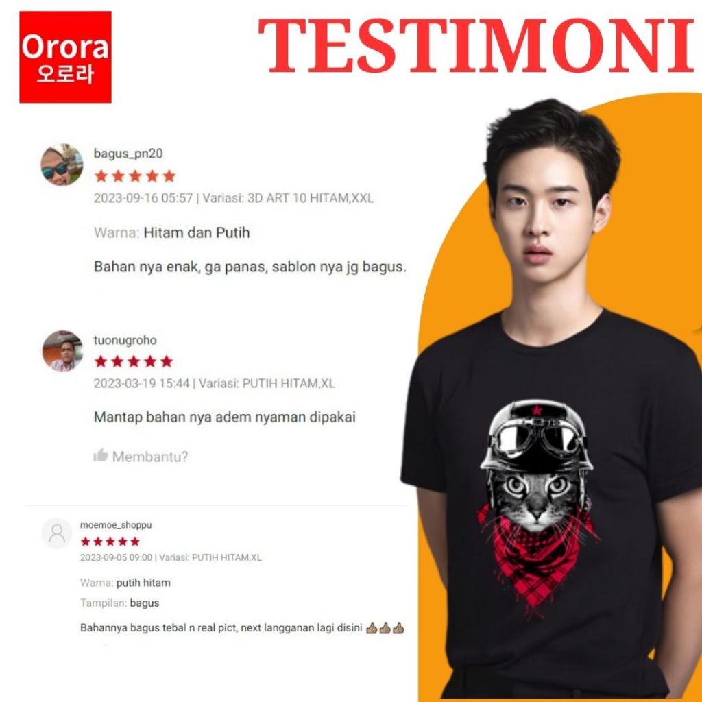 Orora Kaos Distro Premium Natal - Baju Atasan Sablon Pria Wanita Warna Hitam Putih Ukuran S M L XL XXL XXXL keren Original orntl 12-31