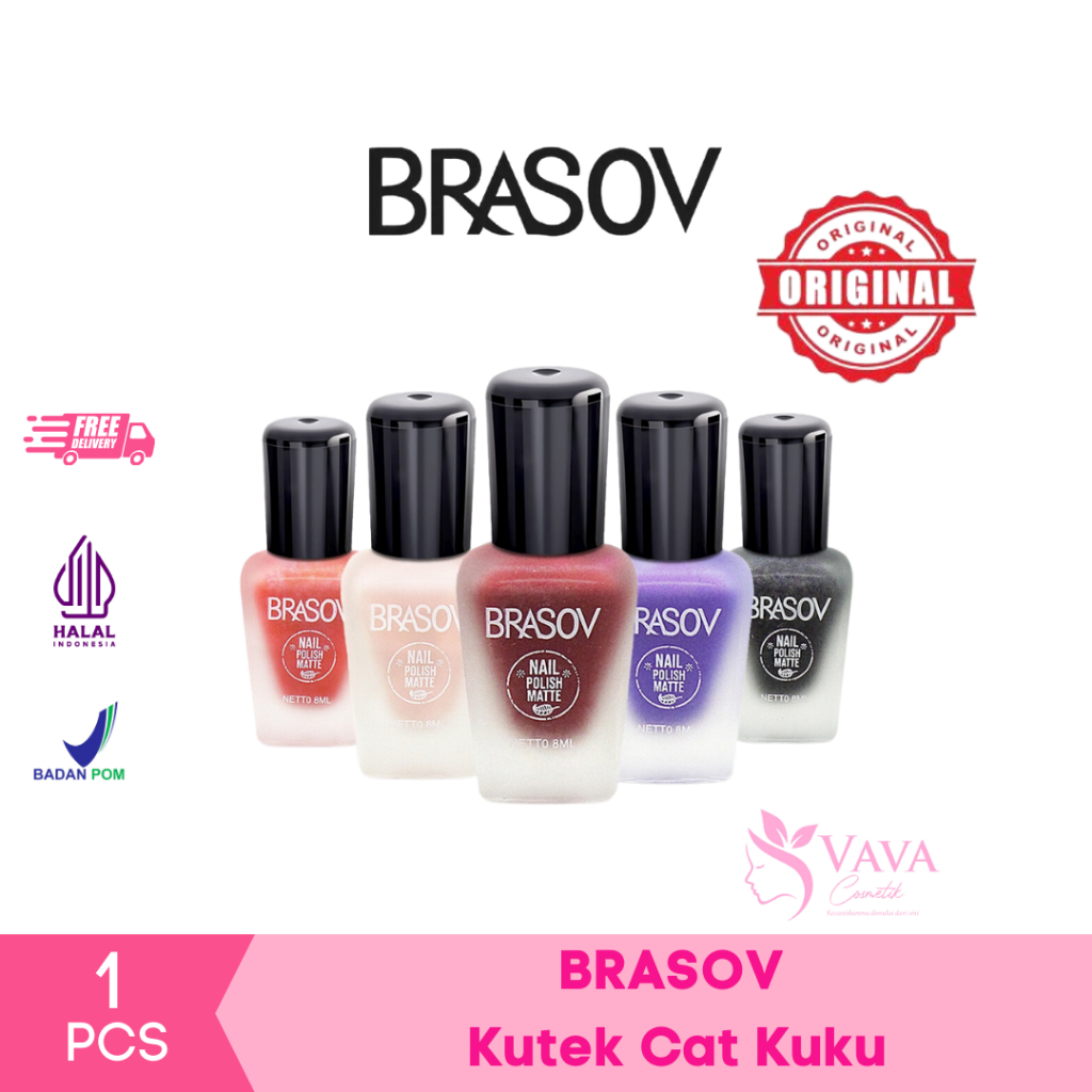 BRASOV Kutek Matte 8 ML Nail Polish Matte Cat Kuku