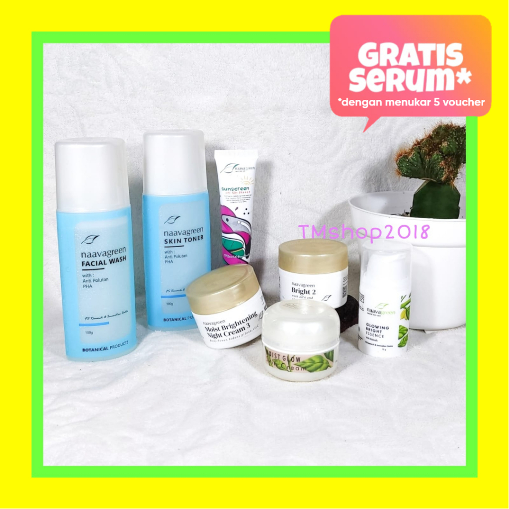 Naavagreen Paket Glowing All Variant dr Fredi Setyawan Original Skincare Glow Pencerah Whitening