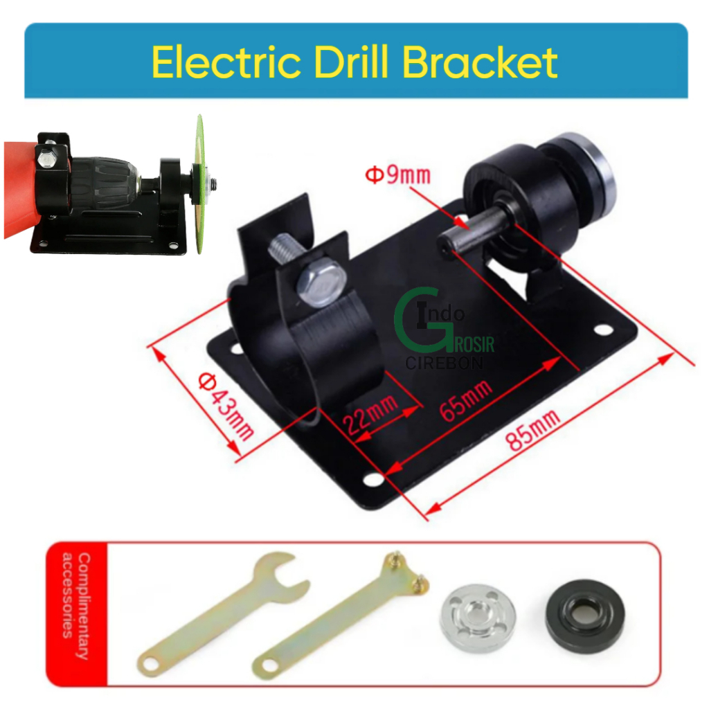 Dudukan Mata Gerinda Poles Dudukan Bor Gerinda Multifungsi Adaptor Meja Mesin Bor Tangan Elecric Dri